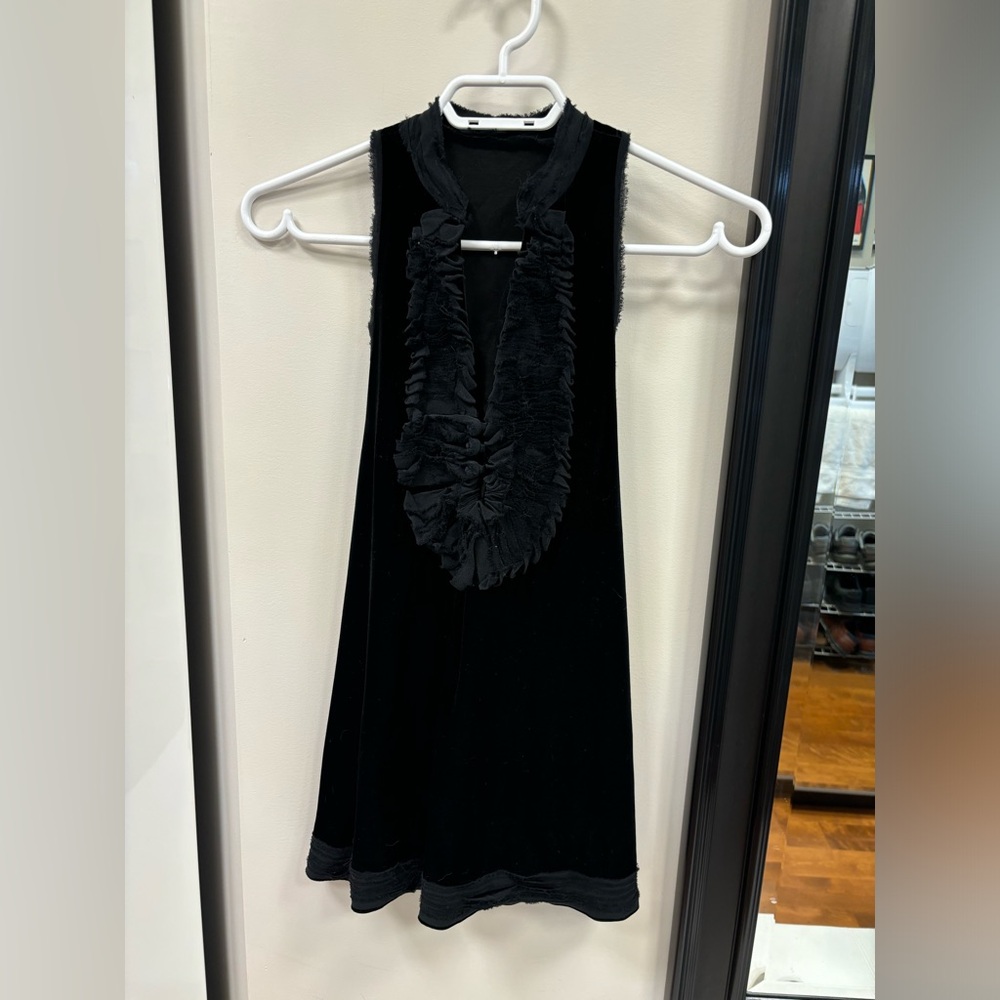 Top en velours et coton BCBG